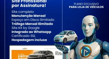 Site para Loja de Veículos com Estoque integrado