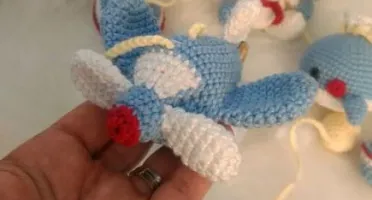 Varal de Berço com Amigurumis