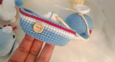 Varal de Berço com Amigurumis