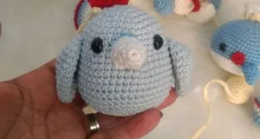 Varal de Berço com Amigurumis
