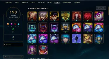 Conta Lol Plat1 121 Skins all champs + acc valorant