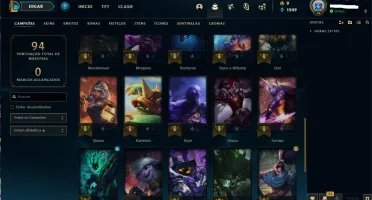 Conta smurf lvl 32 MMR alto