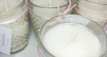 Vela no Copo Bico de Jaca Lembrancinha Batizado