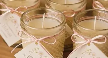 Vela no Copo Bico de Jaca Lembrancinha Batizado