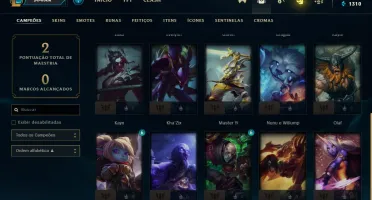 CONTA LOL BRONZE - NOVA 2