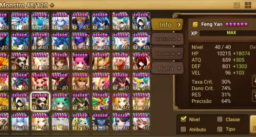 Conta Summoners war late game
