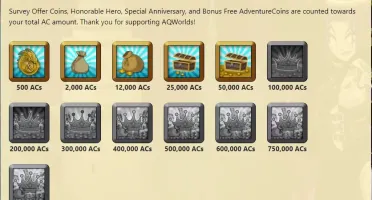 Conta AQW 11 anos RARA 2500 AC e 600 AE Points