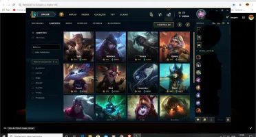 vendo conta no lol