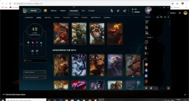 vendo conta no lol