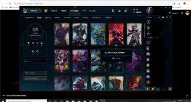 vendo conta no lol