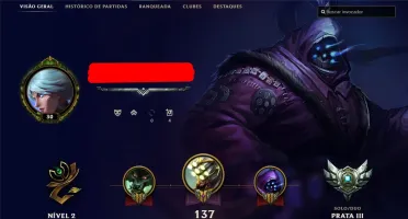 Conta Prata 3 League Of Legends