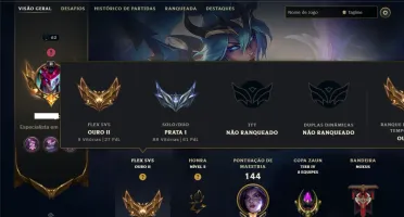 Prata 1 com 90 Champs e 19 Skins