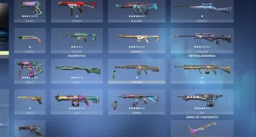 conta valorant radiante e imortal varias skins
