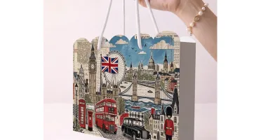 Kit 15 Sacolinhas Londres Inglaterra - Pegue e Monte
