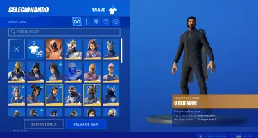 conta Fortnite Season 3 full e estandarte super raro