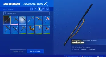 conta Fortnite Season 3 full e estandarte super raro