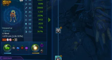 Conta Jump LADMO Omegamon - Digimon Masters Online