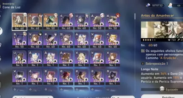 Lvl 48. Jing Yuan + Cone, Argenti, Clara, Yanking, Dr Ratio/