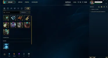 GOLD|SKIN VITORIOSA|KAYLE JUIZA|RAMMUS REI|35 SKIN|103 CHAMP