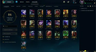 Conta prata solo/duo - unranked na flex