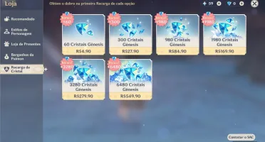 CONTA HUTAO + KOKOMI + EULA + QIQI C1 AR 49 GENSHIN IMPACT⭐✨