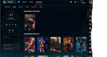 Conta League Platinum Desde 2014