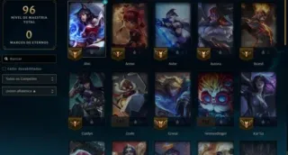 Conta lvl 47 League of Legends