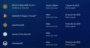 Overwatch 5 armas douradas + diablo 3 com expansao