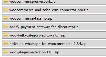 Pack Woo Commerce Plugins