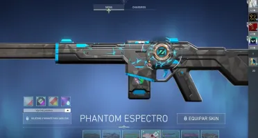 Conta de vava cheia de skin no preço
