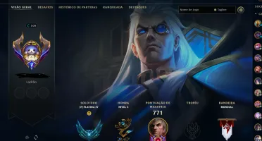 Conta lol 333 Skins, Diamante por diversas vezes seguidas.