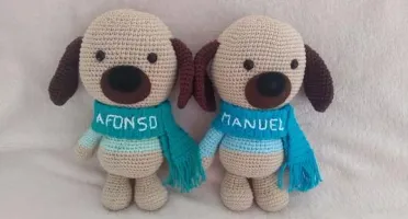 Cachorrinho com Nome Bordado