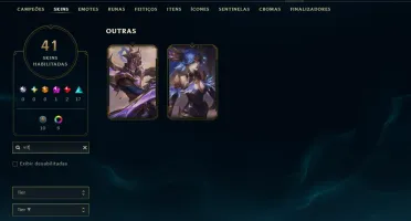 Platina 4 com 95 Champs e 41 Skins
