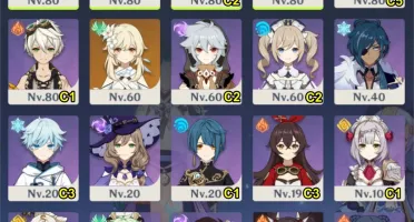 CONTA GENSHIN IMPACT AR 51 XIAO, DILUC, KEQING , QIQI