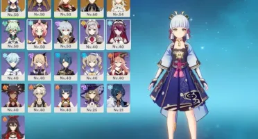 AR 40 Ayaka / Kazuha / Zhongli / Mona c1 e Razor c5