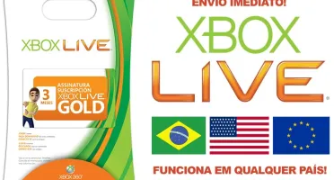 Xbox Live Gold - Cartão de 3 meses