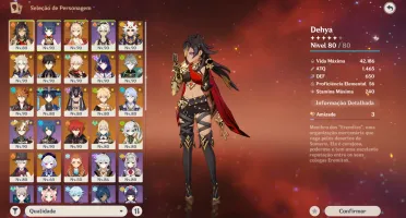 Conta Genshin AR59 muito barata