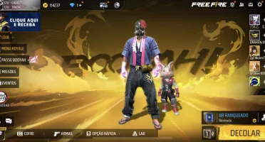 Conta Free Fire Gemada E Hara!