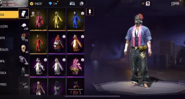 Conta Free Fire Gemada E Hara!