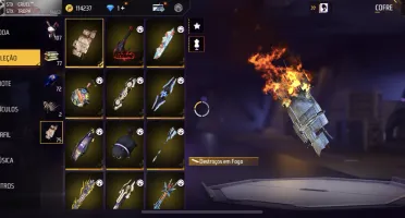 Conta Free Fire Gemada E Hara!