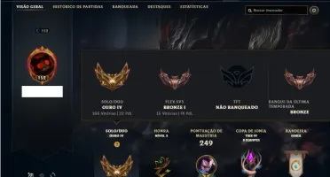 Conta ouro 4 com 79 Champs e 61 Skins