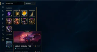 Conta ouro 4 com 79 Champs e 61 Skins