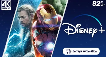 Disney Plus 4K - Conta Compartilhada 30 Dias