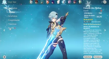 Conta Ar 56, 9 personagem 5★, 19 personagens 4★