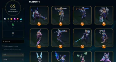 Skins do Faker Autografada, Jinx e Viego Exaltada
