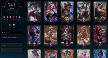 Skins do Faker Autografada, Jinx e Viego Exaltada