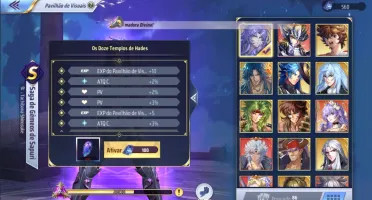 Conta Saint Seiya Awakening servidor 133