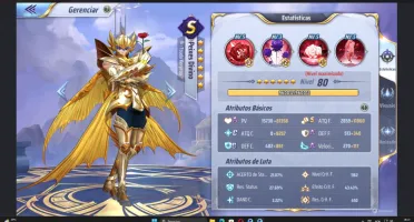 Conta Saint Seiya Awakening servidor 133