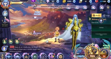 Conta Saint Seiya Awakening servidor 133