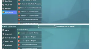 Conta antiga PokeMMO